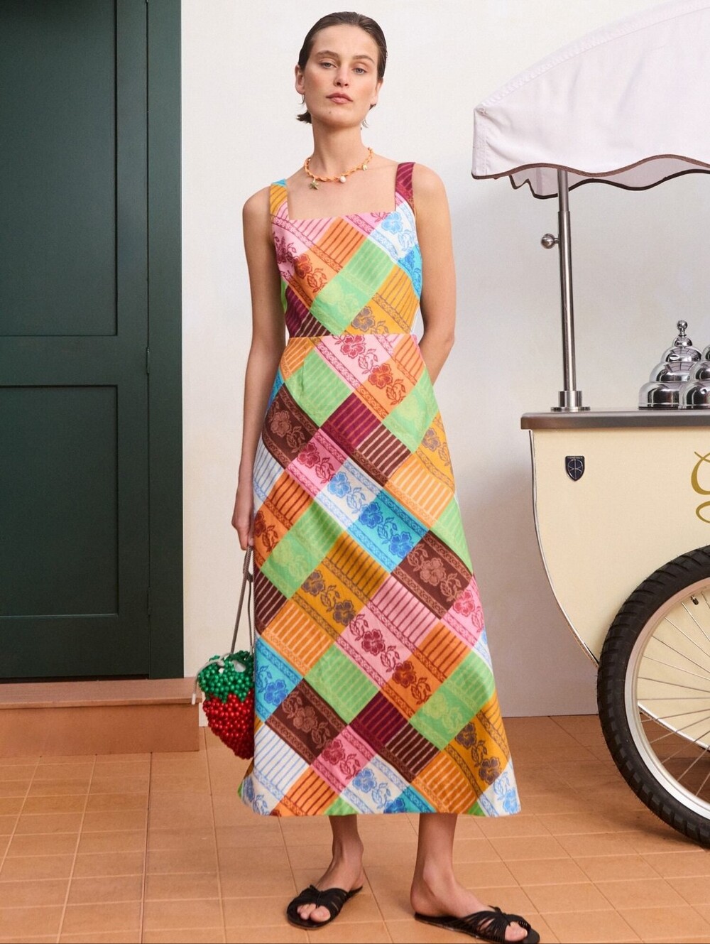 Alemais Kaleidoscope Midi Dress in Multi